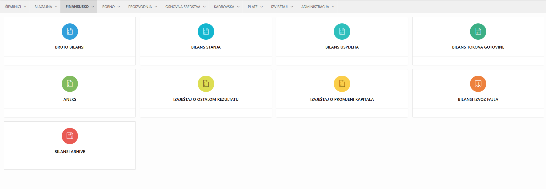 Neksus ERP screen 7